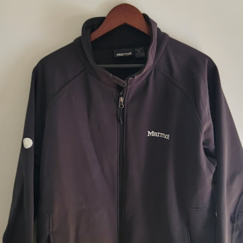 Men's Marmot Jacket, Full-zip, Black, Size XL